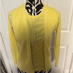 Vintage lovable knits inc sweater/shirt attached combo